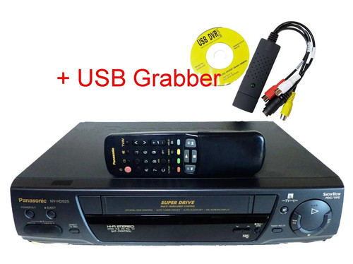 Panasonic hd625 vcr - nv-hd625, vhs