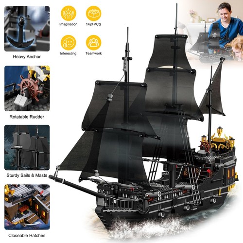 4124pcs piraten kriegsschiff - 4124pcs,