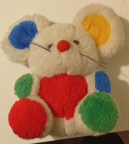 Stofftier maus bunt - -, cm
