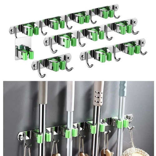 Besen mop halter wand