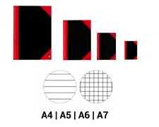 Notizbuch - Kladde A4 A5 A6 A7 96 Blatt kariert liniert blanko [wählbar]