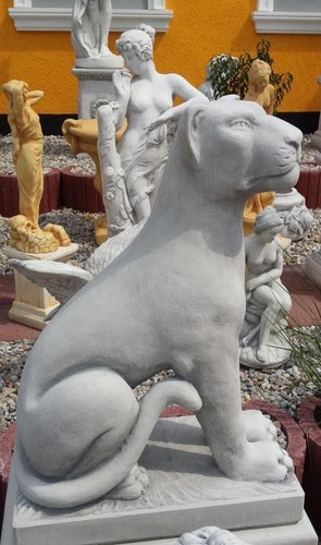 Gartenfigur leopard cm - gartenfigur,