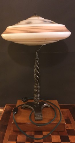 Unikat art deco lampe - unikat,