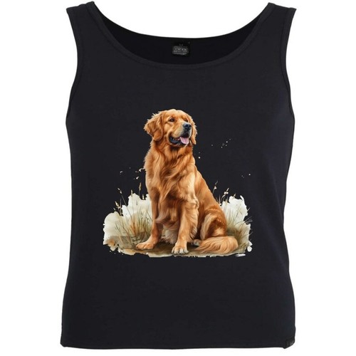 Tank top golden retriever - tank,