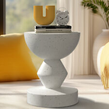 rund Beistelltisch weiß