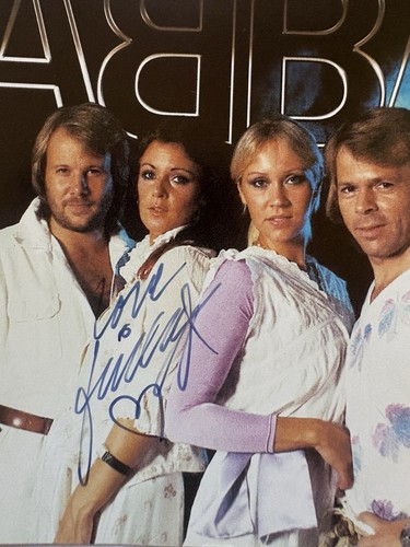 Abba frida signiert anni frid - abba, anni-frid