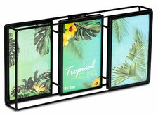 Bilderrahmen 3D Schwarz Metall