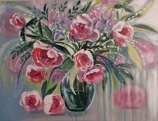 Pfingstrosen,  Abstrakt