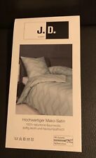 Janine by J.D. Mako-Satin Bettwäsche 240x220  Rauten Zacken grün❗️  1x benutzt