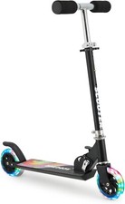 Hyiatyo Kinder Roller ab 3–10 J. klappbar mit LED-Rädern – Blau