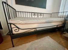 Eisenbett 200 x 90 schwarz