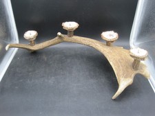 Damhirsch Geweih Abwurfstange als Kerzenhalter