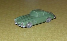 Wiking HO 1:87 Mercedes 300 SL dunkelmaigrün unverglast 50er Jahre