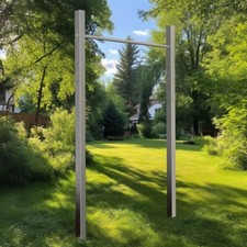 Edelstahl Turnreck Turnstange Einzelturnreck Klimmzug Reckstange Kletterstange