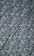 Sommersweat blau schwarz Schlangenhautmuster ca. 150 x 180 cm