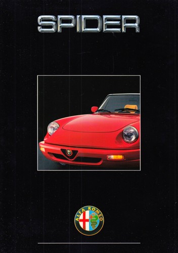 Alfa romeo spider prospekt - alfa,