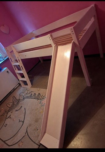 Kinder hochbett holz weiß - holz,