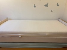 Paidi Spiel- Hochbett 120; Maße 90x200 mit Lattenrost und Matratze H3  aus 2024