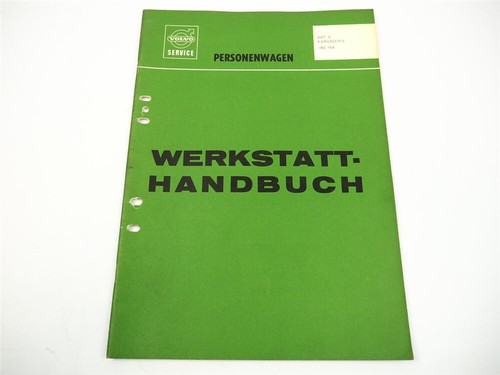 Orig reparaturhandbuch volvo - reparaturhandbuch,