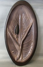 Rosenthal Keramikobjekt 2 Strelizia dunkel Wunderlich