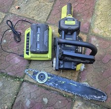Ryobi akku kettensäge - akku, kettensäge(defekt)