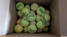 35 gebrauchte Tennisbälle