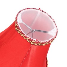 3Pcs E14 Stoff Lampenschirm Modern ClipOn Lampenschirm Für Haus Wand Kerze La KU