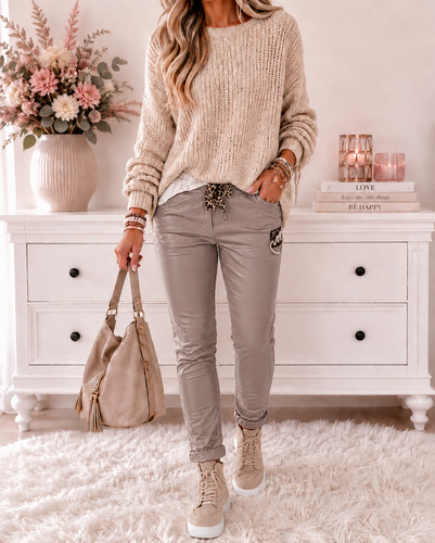 Leder look hose - look,