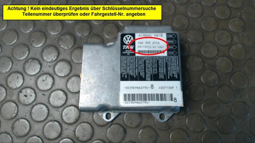 Steuergerät airbag passat - steuergerät,