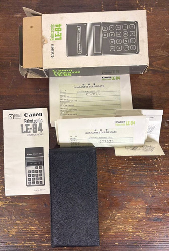 Canon palmtronic le84 retro - palmtronic,
