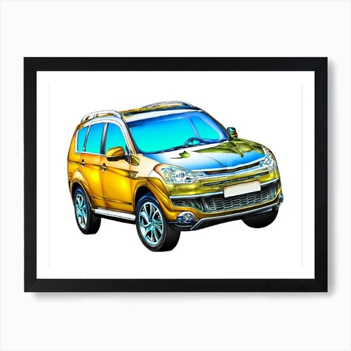 Sportwagen kunst illustration - sportwagen,