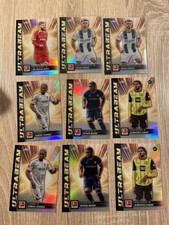 9x 2024-25 Topps Chrome Bundesliga Ultra Beam Insert Lot (Kabar, Stöger, etc…)