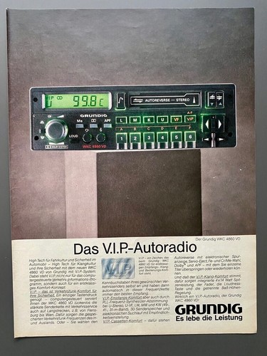 Das autoradio grundig - v.i.p.-autoradio,