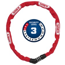 ABUS Fahrrad Kettenschloss Zahlencode Steel-O-Chain 4804C rot 4x750mm Level3
