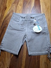 Marjo Trachten Jeans Shorts mit Stretch Gr.38 NP 75.-  Neu mit ETIKETT in Taupe