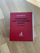 Sartorius Verfassungs- Und Verwaltungsgesetze Gesetz Jura Stand 2023 Loseblatt