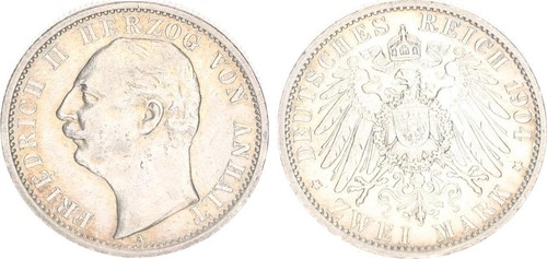 Kaiserreich anhalt 2 mark - /,