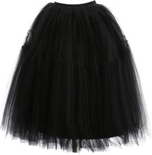 Damen Tüllrock Rock Vintage