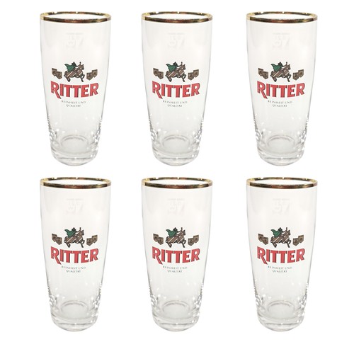 Ritter dortmund bierglas - ritter,
