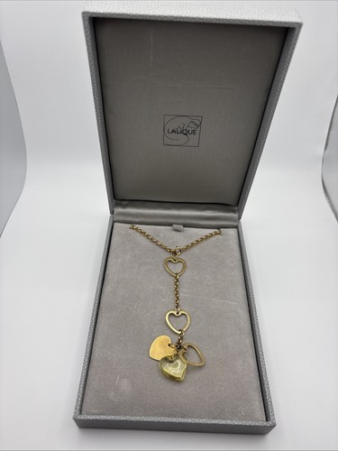 Lalique gold halskette gelb - gold,