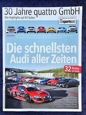 Audi Quattro " 30 Jahre Quattro GmbH,  Sonderdruck 44 Seiten !!