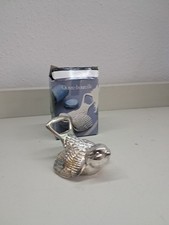 Flaschenöffner Metall  Vogel  Spatz Versilbert