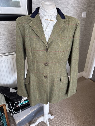 Caldene wool green tweed - wool,