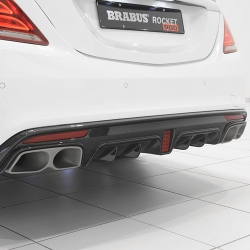 Brabus heckdiffusor carbon - heckdiffusor,
