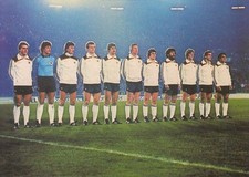 DFB Deutschland Mannschaftsbild Mannschaftskarte Mannschaftsfoto 1982