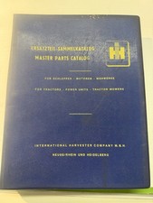 Original IHC Mc CORMICK ERSATZTEIL-SAMMELKATALOG FÜR SCHLEPPER MOTOREN MÄHWERKE