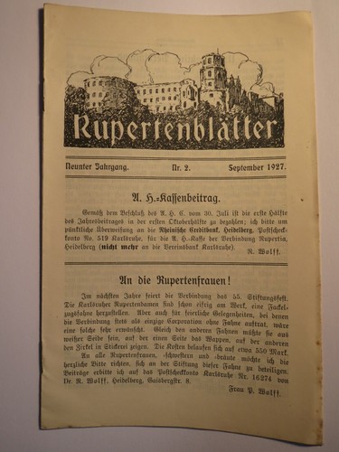 Verbindung rupertia heidelberg - verbindung,