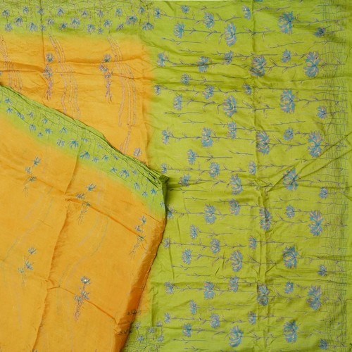 Vintage orange saree 100 - vintage,