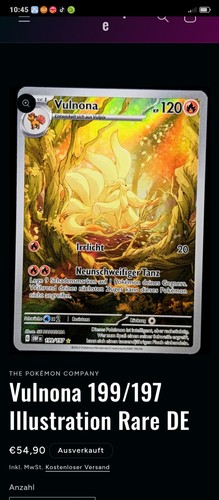 Pokémon tcg vulnona - tcg,