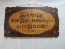 Antikes Spruchbrett -